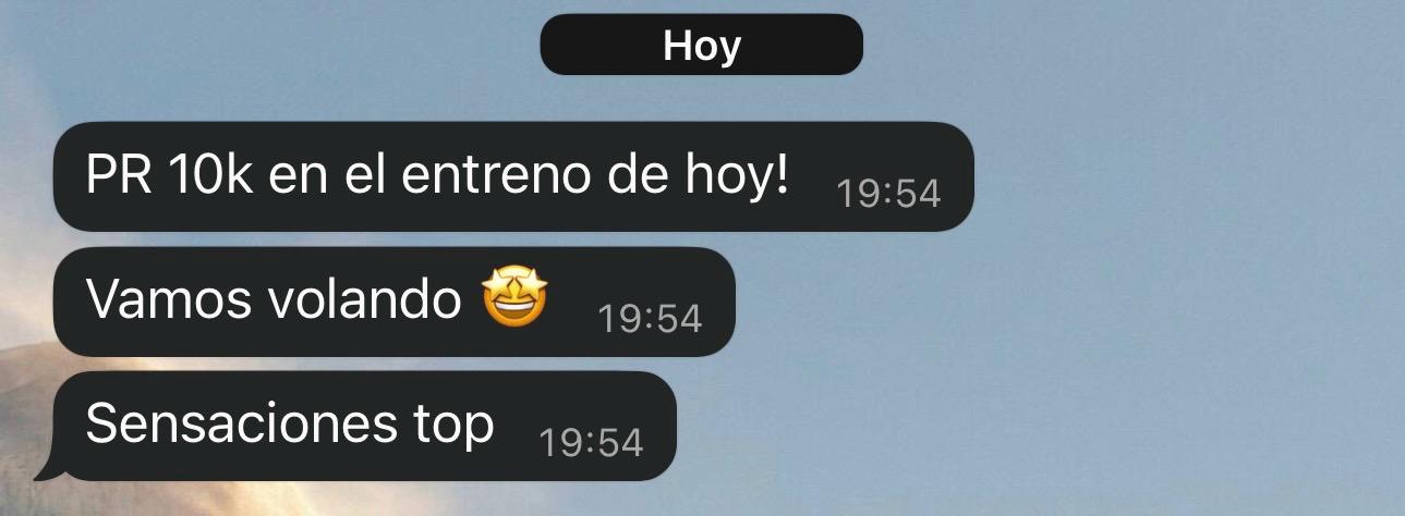 Testimonio de un atleta con un nuevo PR de 10K